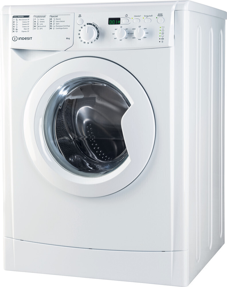 Image of Indesit EWSD 61251 W IT N lavatrice Caricamento frontale 6 kg 1200 Giri/min F Bianco
