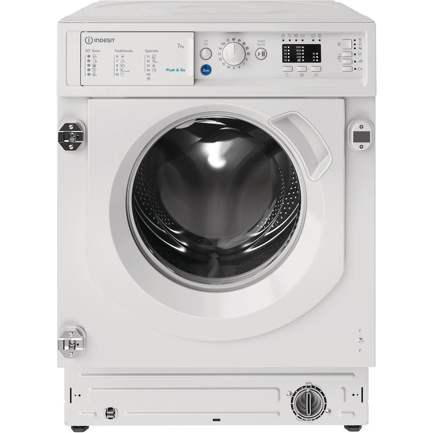 Image of Indesit BI WMIL 71252 EU N lavatrice Caricamento frontale 7 kg 1200 Giri/min E Bianco