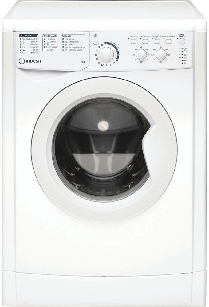 Image of Indesit EWC 71252 W IT N lavatrice Caricamento frontale 7 kg 1200 Giri/min E Bianco