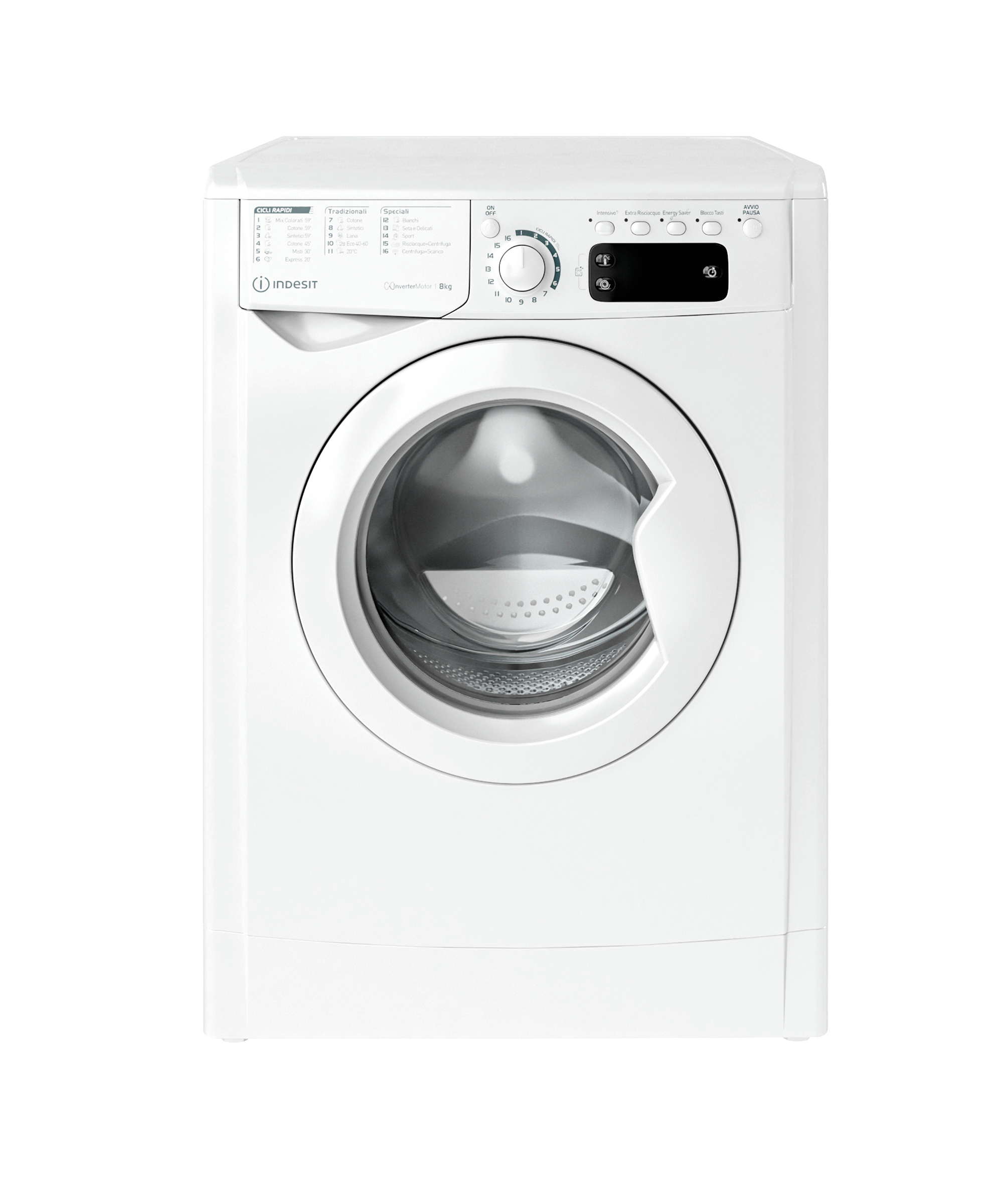 Image of Indesit EWE 81284 W IT lavatrice Caricamento frontale 8 kg 1200 Giri/min C Bianco