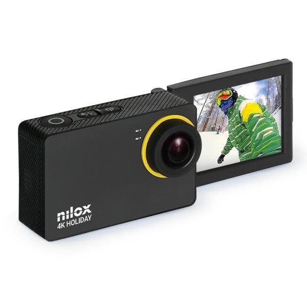 Image of NILOX Action Cam 4K Naked NX4KHLD001 Sensore CMOS Mpixel Display 2 con 2 Batterie