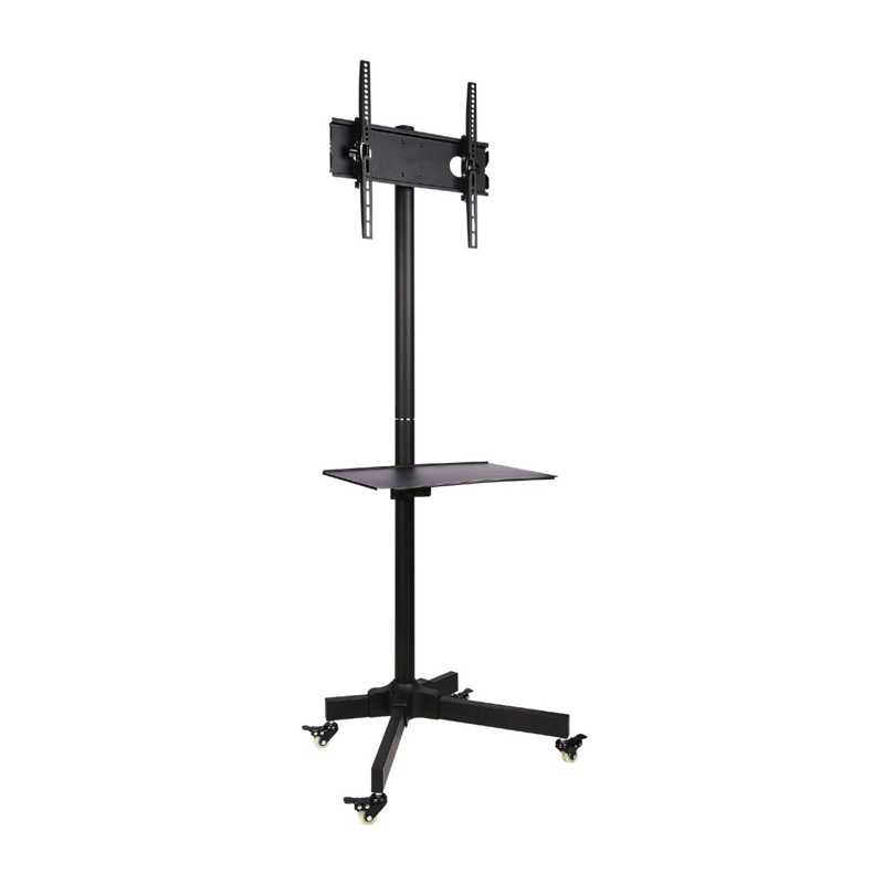 Image of Techly Supporto a Pavimento con Mensola Trolley TV LCD/LED/Plasma 23"-55"
