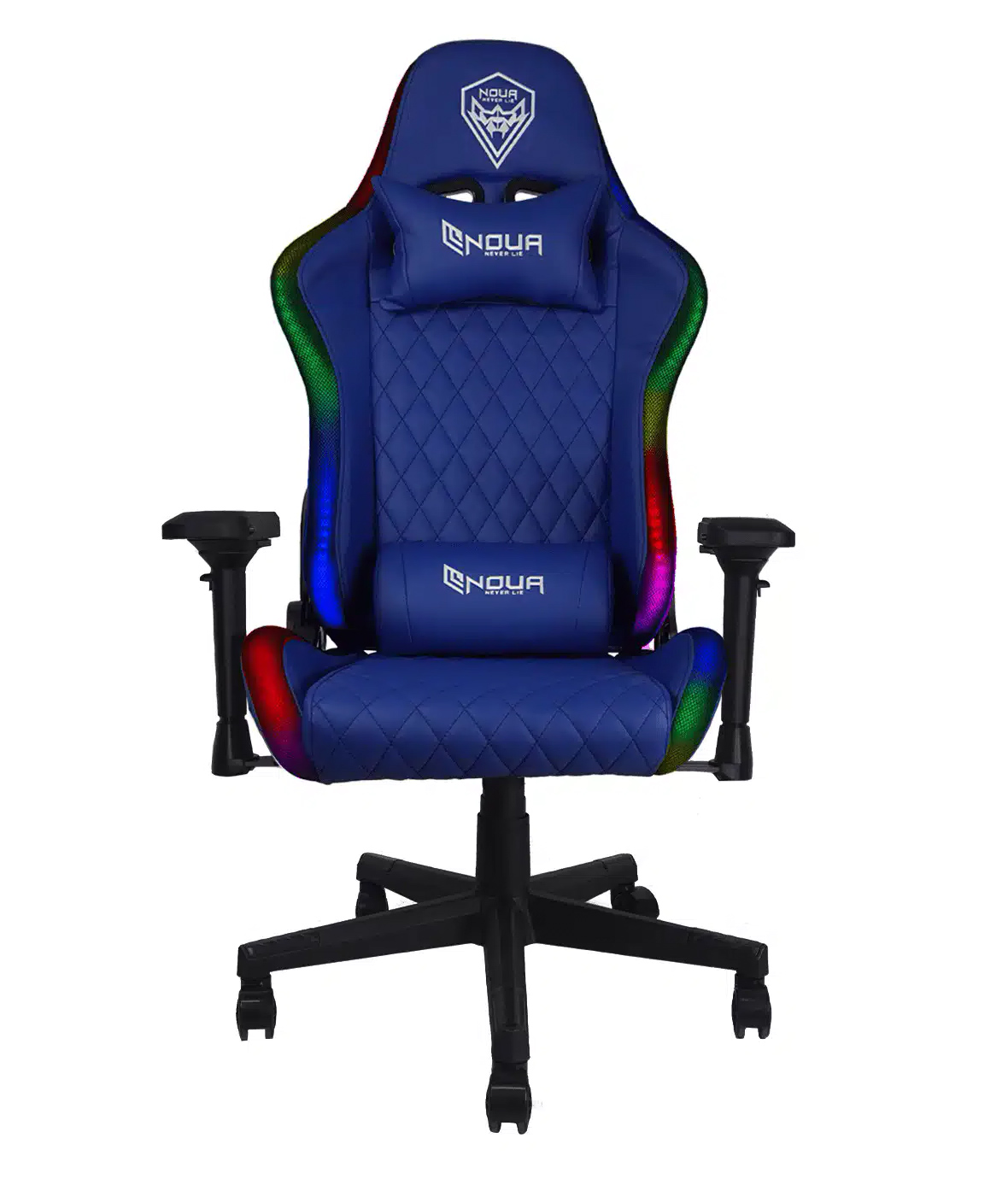 Sedia gaming noua mao m9 rgb blu braccioli 4d base...