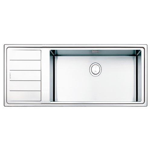 Lavello 1 vasca LINEAR PLUS Inox Spazzolato 116 x 50 cm LNPG1161ILBC