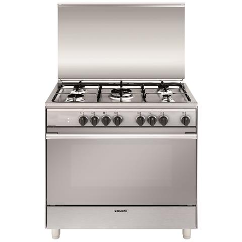 Glem Gas UN965MI Cucina Elettrico Acciaio Inox