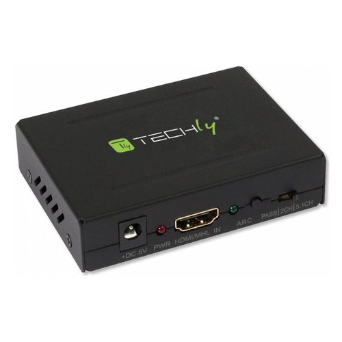 Image of Techly Estrattore Audio HDMI SPDIF+RCA R/L (IDATA HDMI-EA)