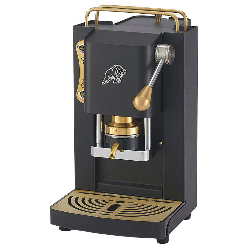 FABER PRO 3.0 ESSENTIAL BLACK BRASS - MACCHINA CAFFÈ A CIALDE
