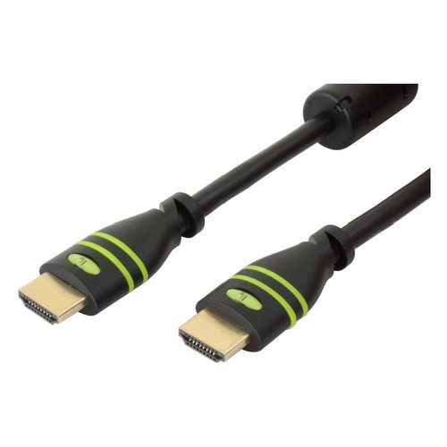 Image of Techly Cavo HDMI High Speed con Ethernet A/A M/M con Ferrite 15m (ICOC HDMI-FR-150)