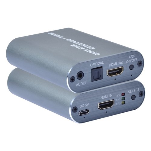 Techly IDATA HDMI-EA8KSPD convertitore audio Grigio