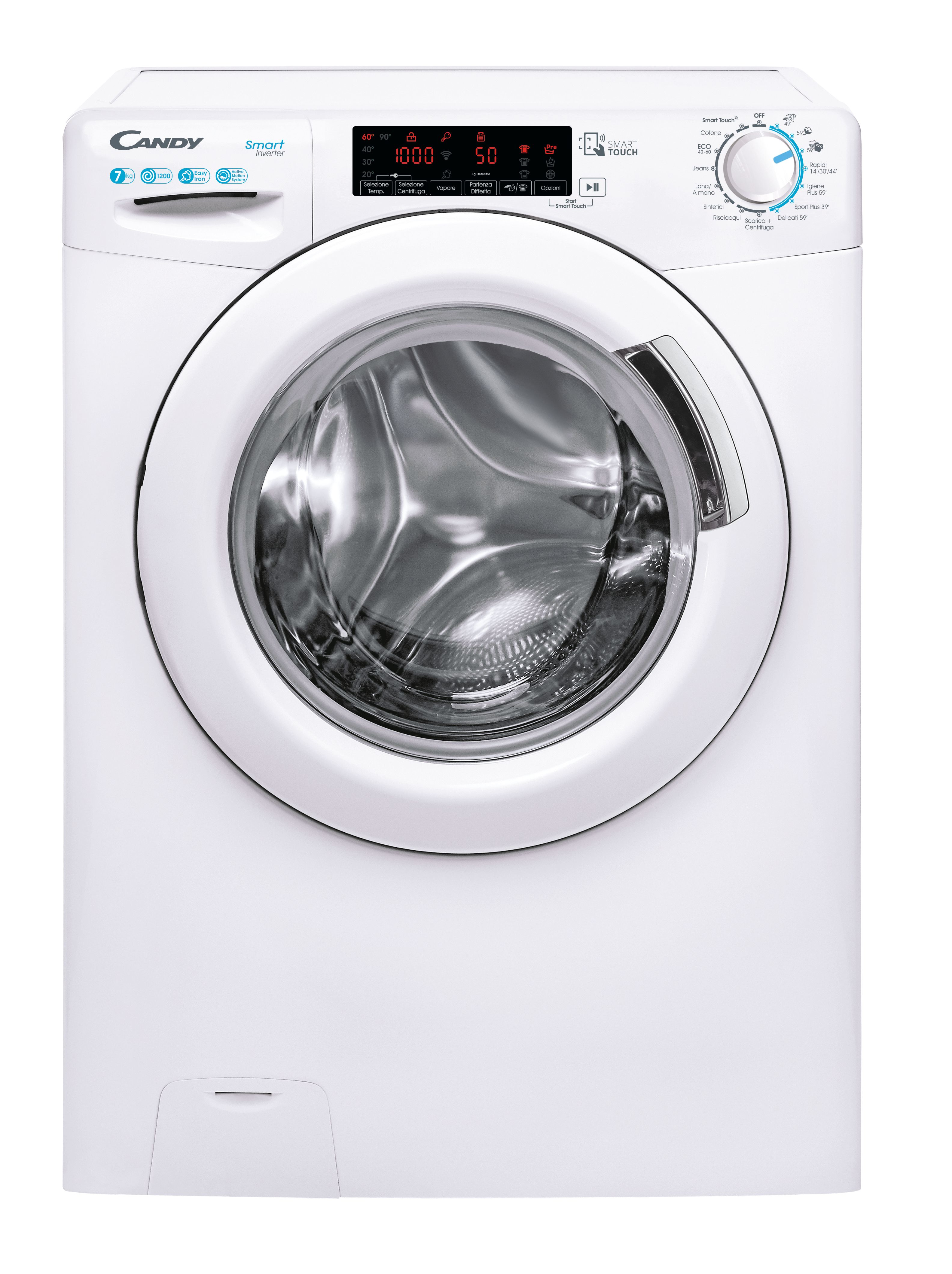 Image of Candy Smart CSS4127TWME/1-11 lavatrice Caricamento frontale 7 kg 1200 Giri/min Bianco