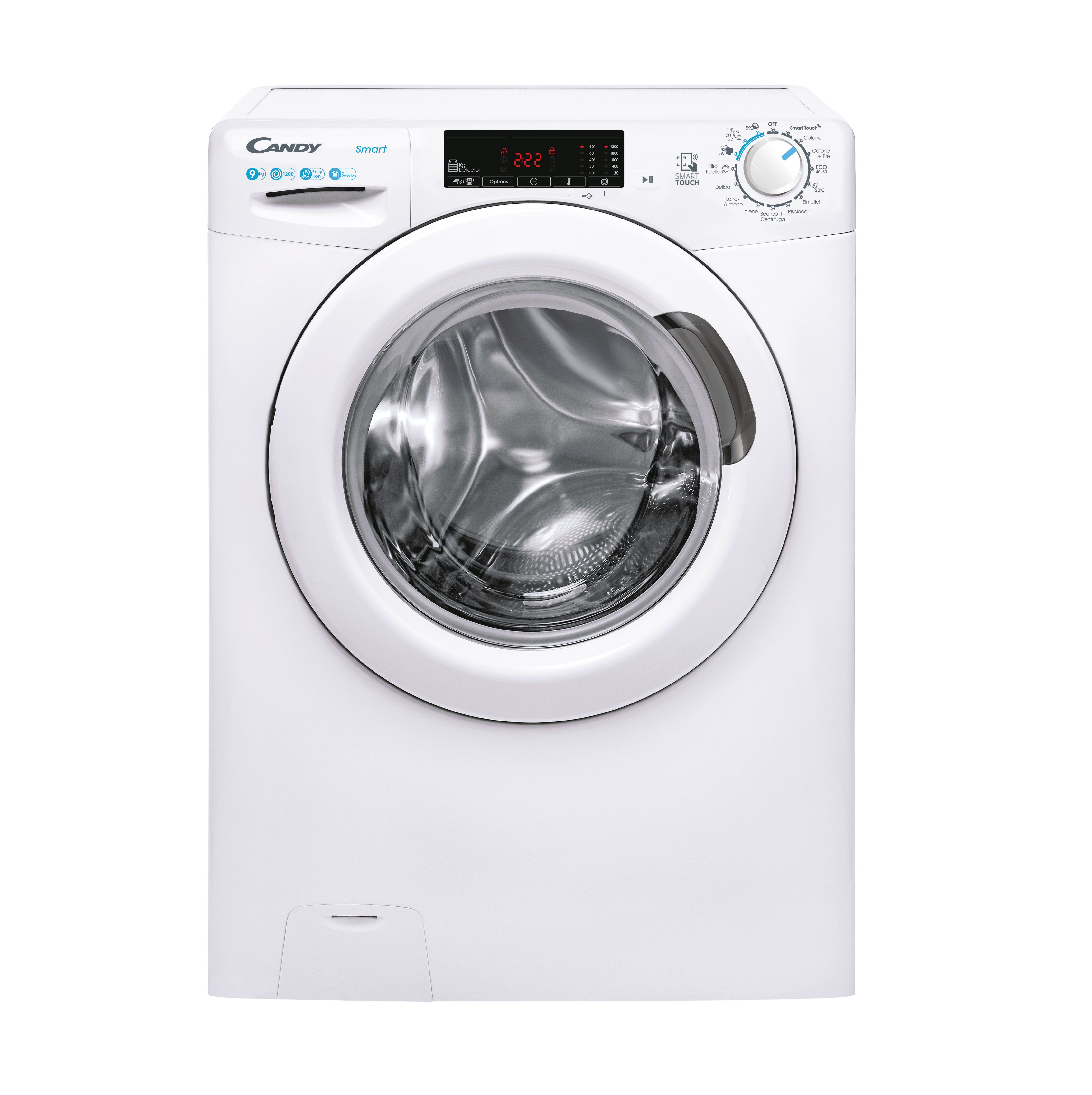 Image of Candy Smart CSS129TW4-11 lavatrice Caricamento frontale 9 kg 1200 Giri/min Bianco
