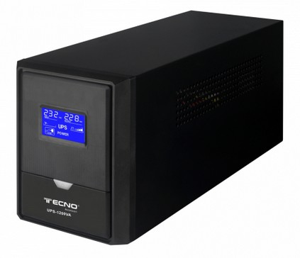 Image of Tecno TC-800VA-LCD gruppo di continuità (UPS) 360 W 2 presa(e) AC