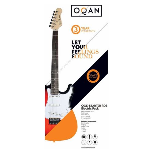 Image of Chitarra e amplificatore Oqan 657003 QGE STARTER RDS Electric Pack