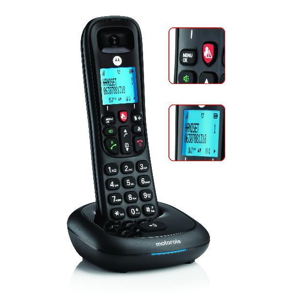 Image of Motorola CD4001 Telefono DECT Identificatore di chiamata Nero