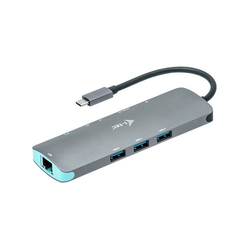 Image of i-tec Metal USB-C Nano Docking Station di metallo con 4K HDMI LAN + Power Delivery 100 W