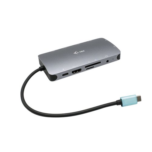 Image of i-tec Metal USB-C Travel Nano Dock HDMI/VGA with LAN + Power Delivery 100 W