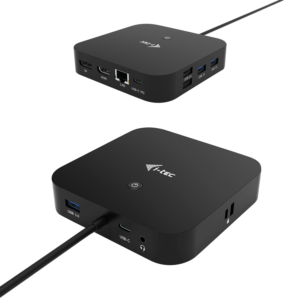 Image of i-tec USB-C HDMI DP Docking Station with Power Delivery 100 W
