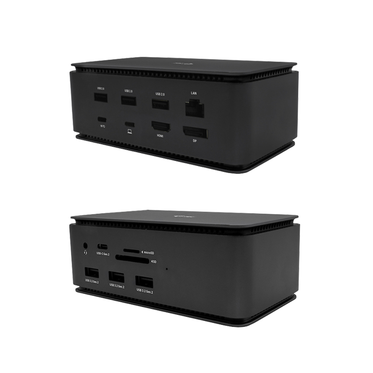 Image of i-tec Metal USB4 Docking station Dual 4K HDMI DP + Power Delivery 80 W