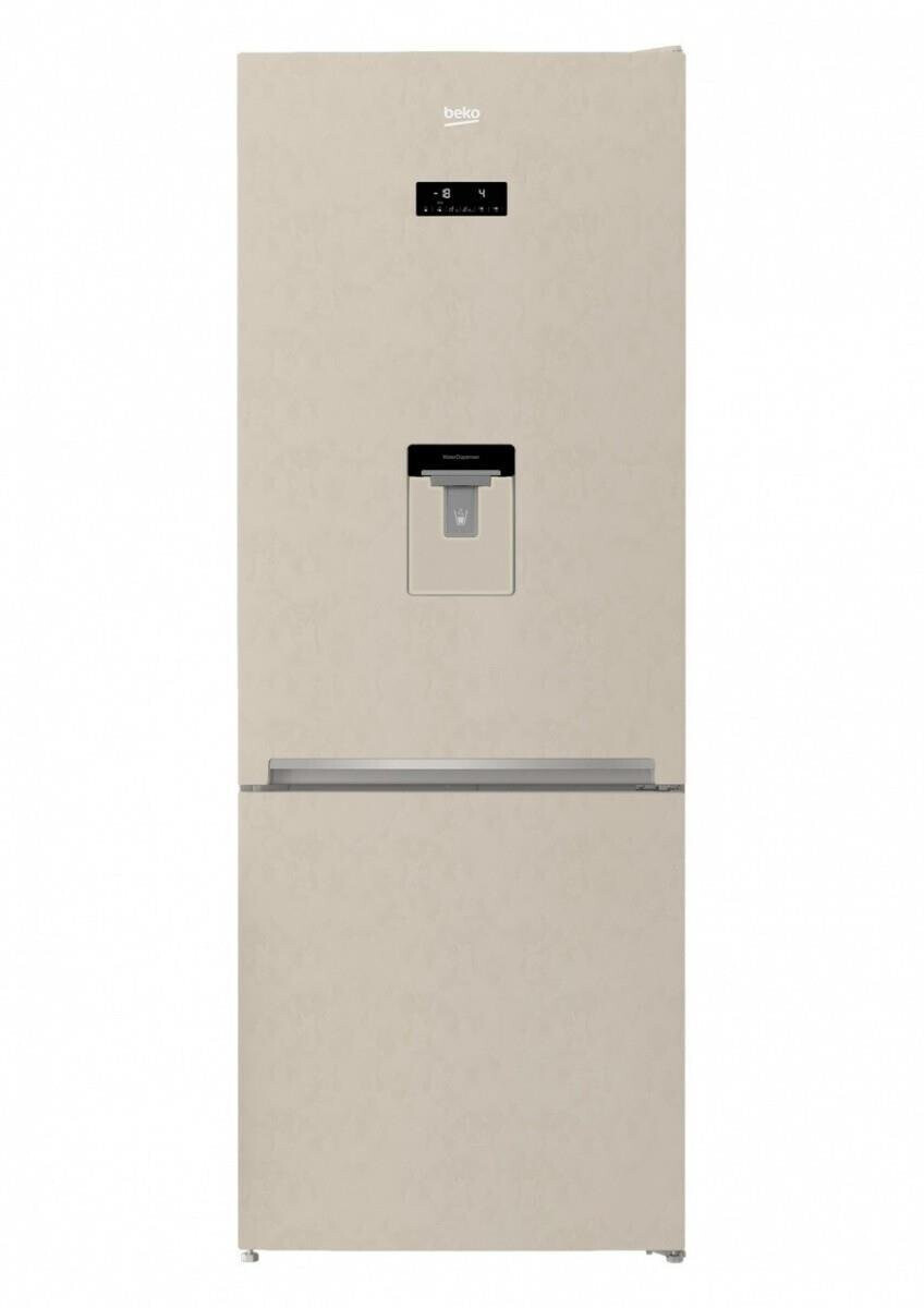 Image of Beko RCNE560E40DBN frigorifero con congelatore Libera installazione 497 L E Sabbia
