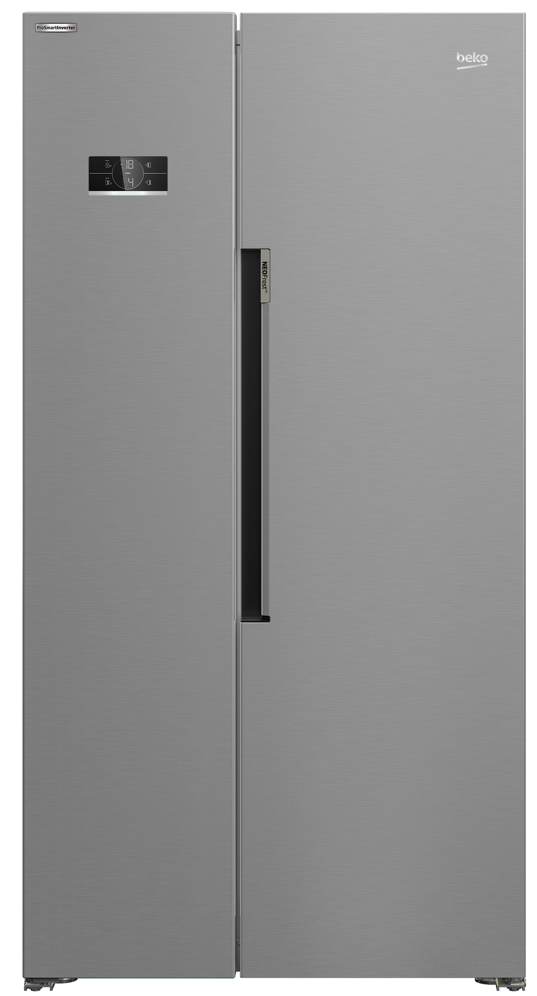 Image of Beko GN1603140XBN frigorifero side-by-side Libera installazione 580 L E Acciaio inossidabile