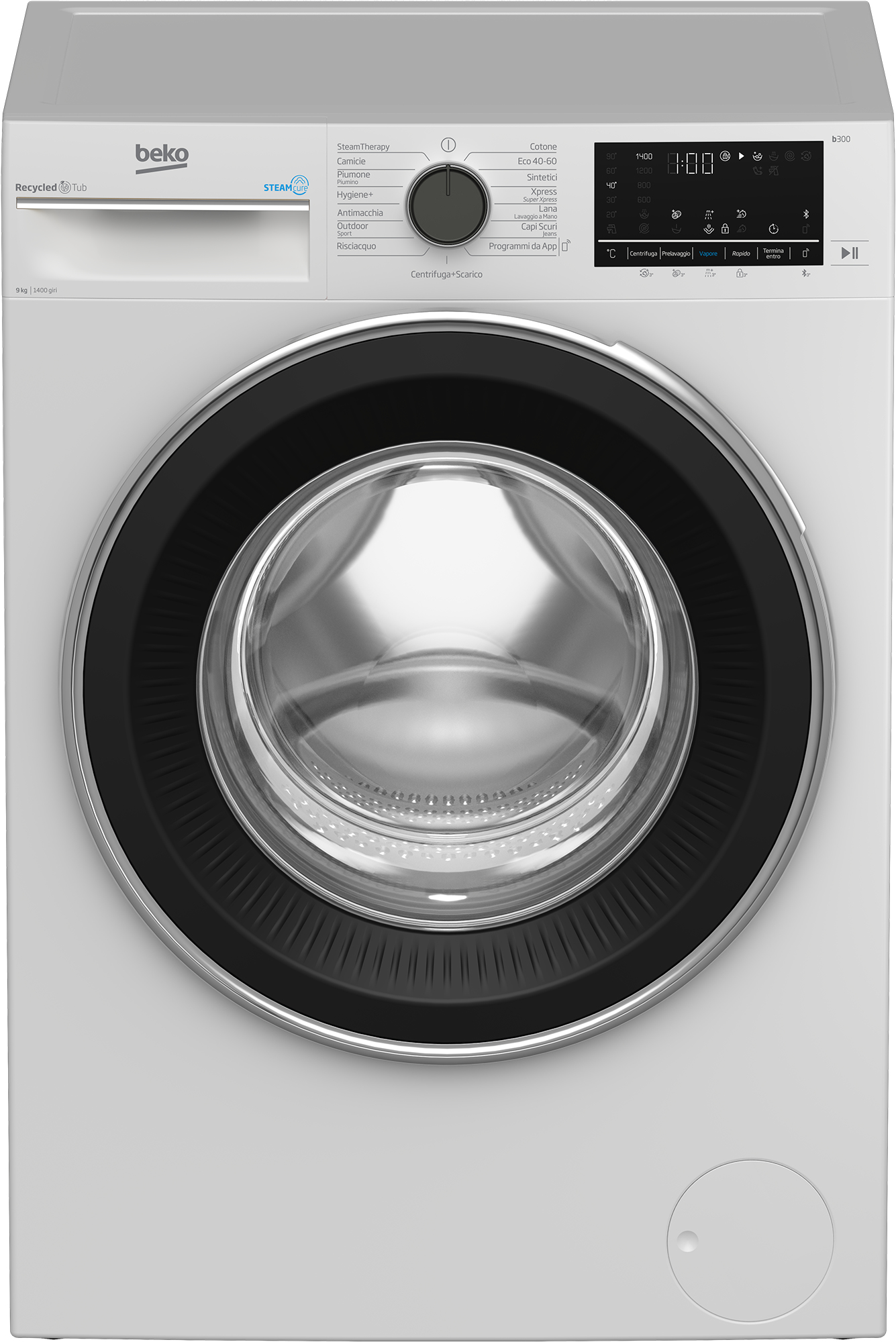 Image of Beko BWU394B lavatrice Caricamento frontale 9 kg 1400 Giri/min Bianco