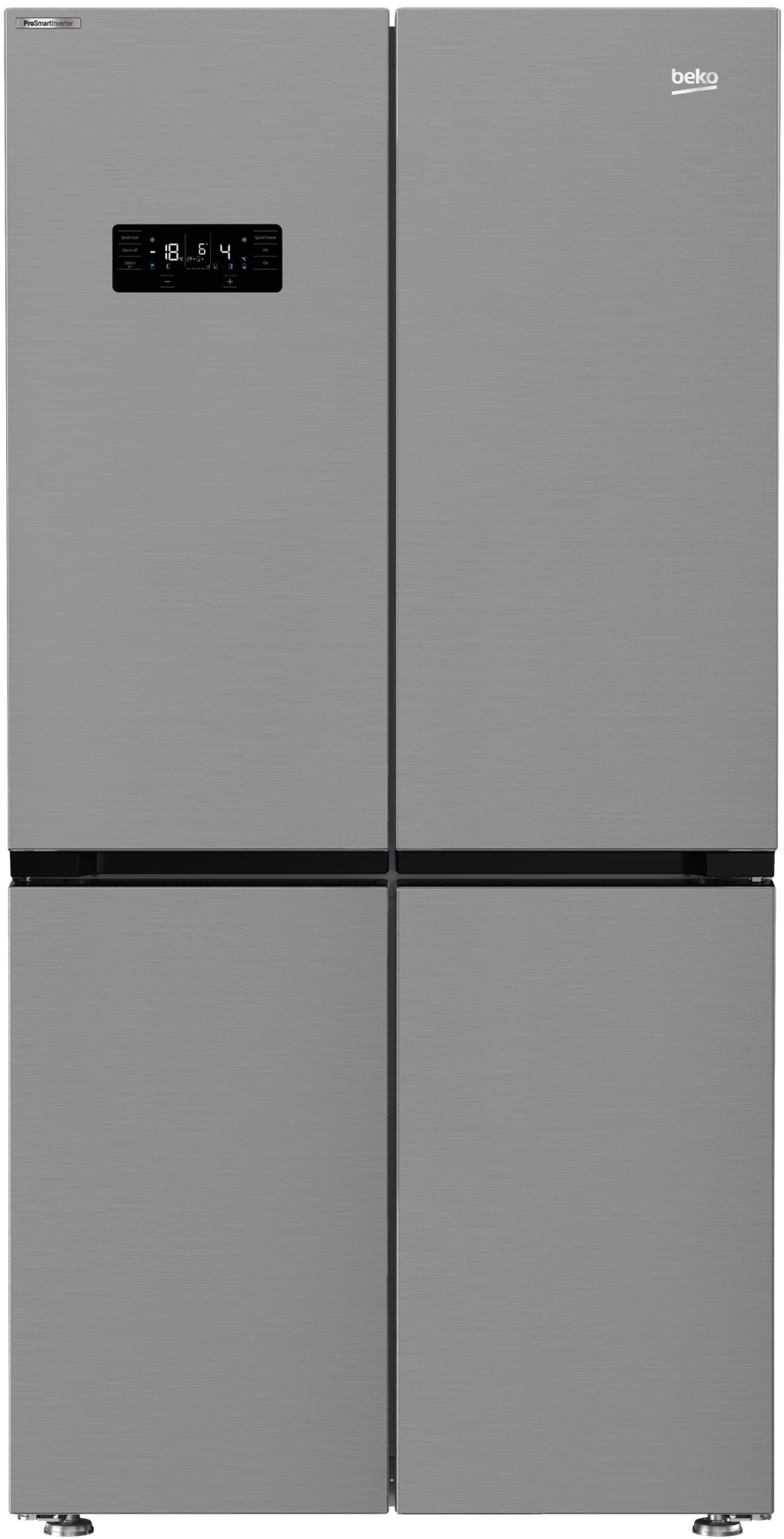 Image of Beko GN1416240XPN frigorifero side-by-side Libera installazione 572 L E Acciaio inossidabile