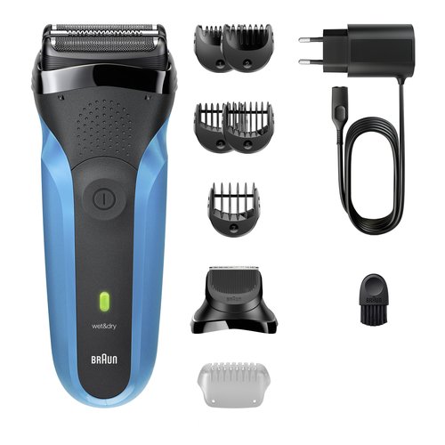 Rasoio barba Braun 310BT SERIES 3 Blue e Black