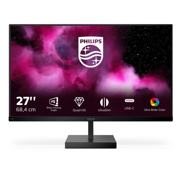 Image of Philips C Line 276C8/00 Monitor PC 68,6 cm (27") 2560 x 1440 Pixel Quad HD LCD Nero
