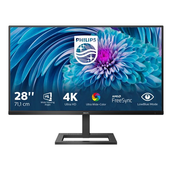 Image of Philips 288E2A/00 monitor piatto per PC 71,1 cm (28) 3840 x 2160 Pixel 4K Ultra HD LED Nero