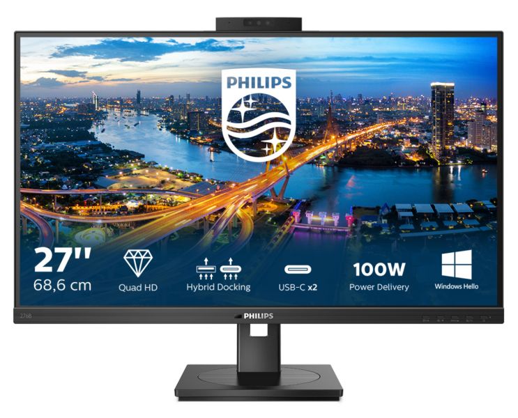 Image of Philips B Line 276B1JH/00 Monitor PC 68,6 cm (27") 2560 x 1440 Pixel Quad HD LCD Nero