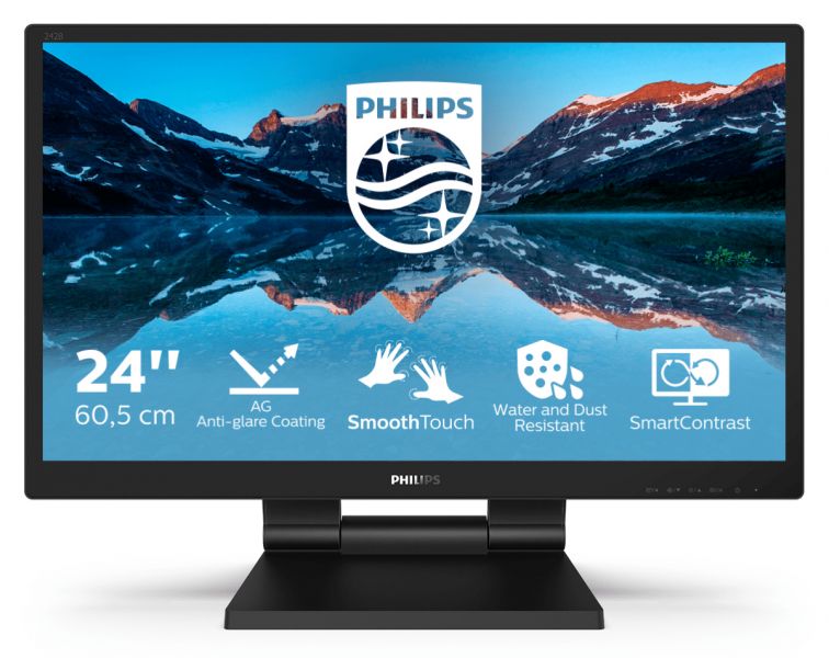 Image of Philips 242B9TL/00 Monitor PC 60,5 cm (23.8") 1920 x 1080 Pixel Full HD LCD Touch screen Nero