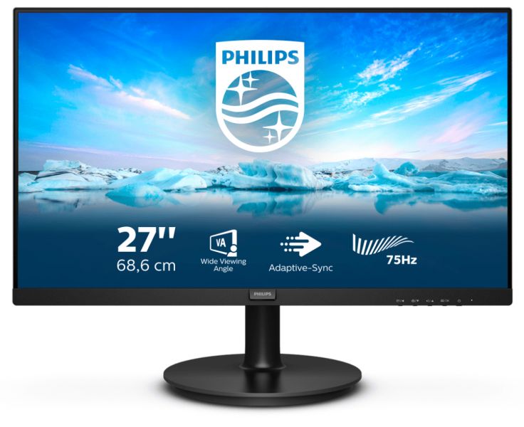 Image of Philips V Line 272V8LA/00 monitor piatto per PC 68,6 cm (27) 1920 x 1080 Pixel Full HD LED Nero
