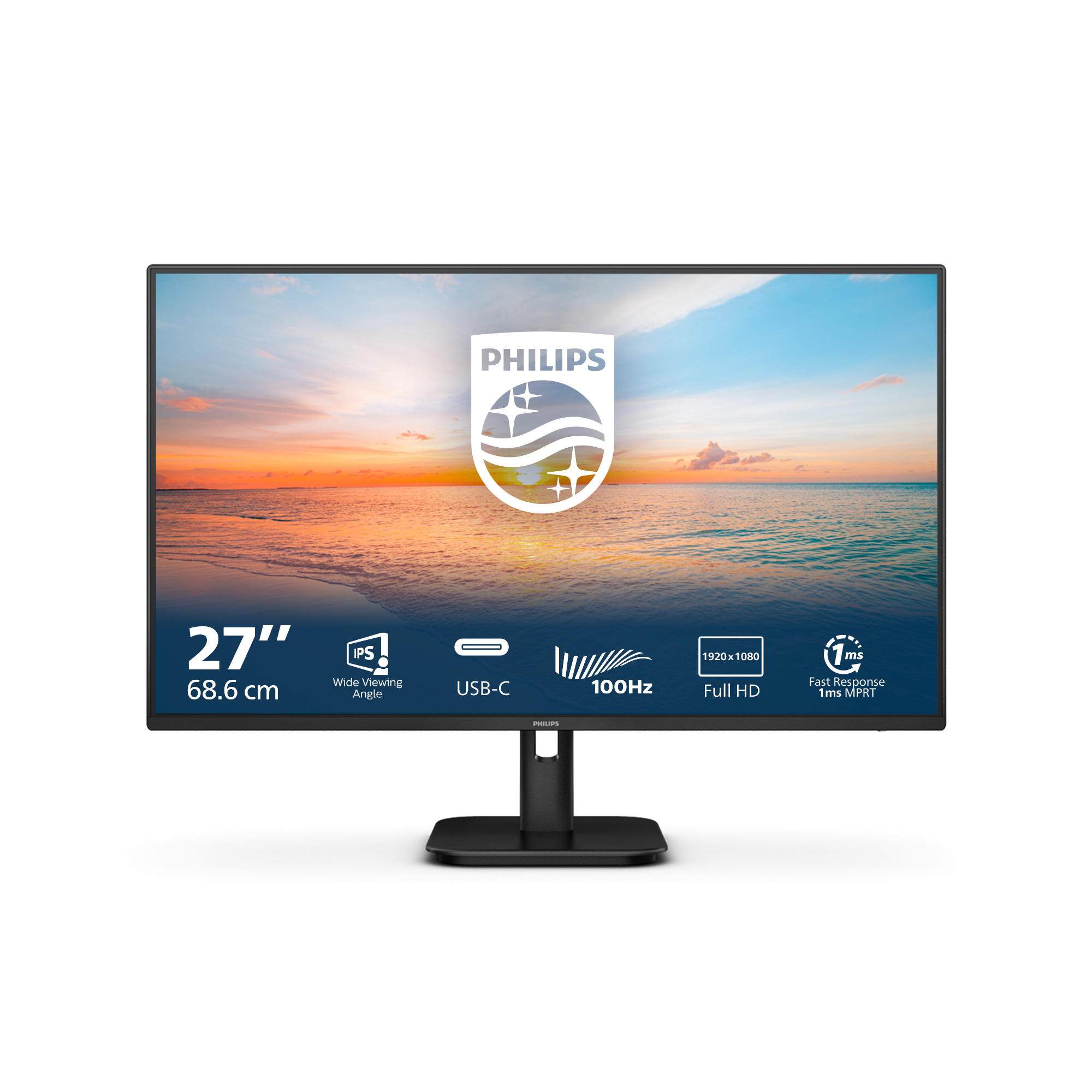Image of Philips Serie 1000 27E1N1300A/00 Monitor PC 68,6 cm (27") 1920 x 1080 Pixel Full HD LCD Nero