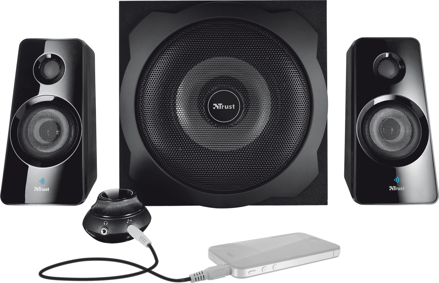 Trust Tytan set di altoparlanti 60 W Universale Nero 2.1 canali