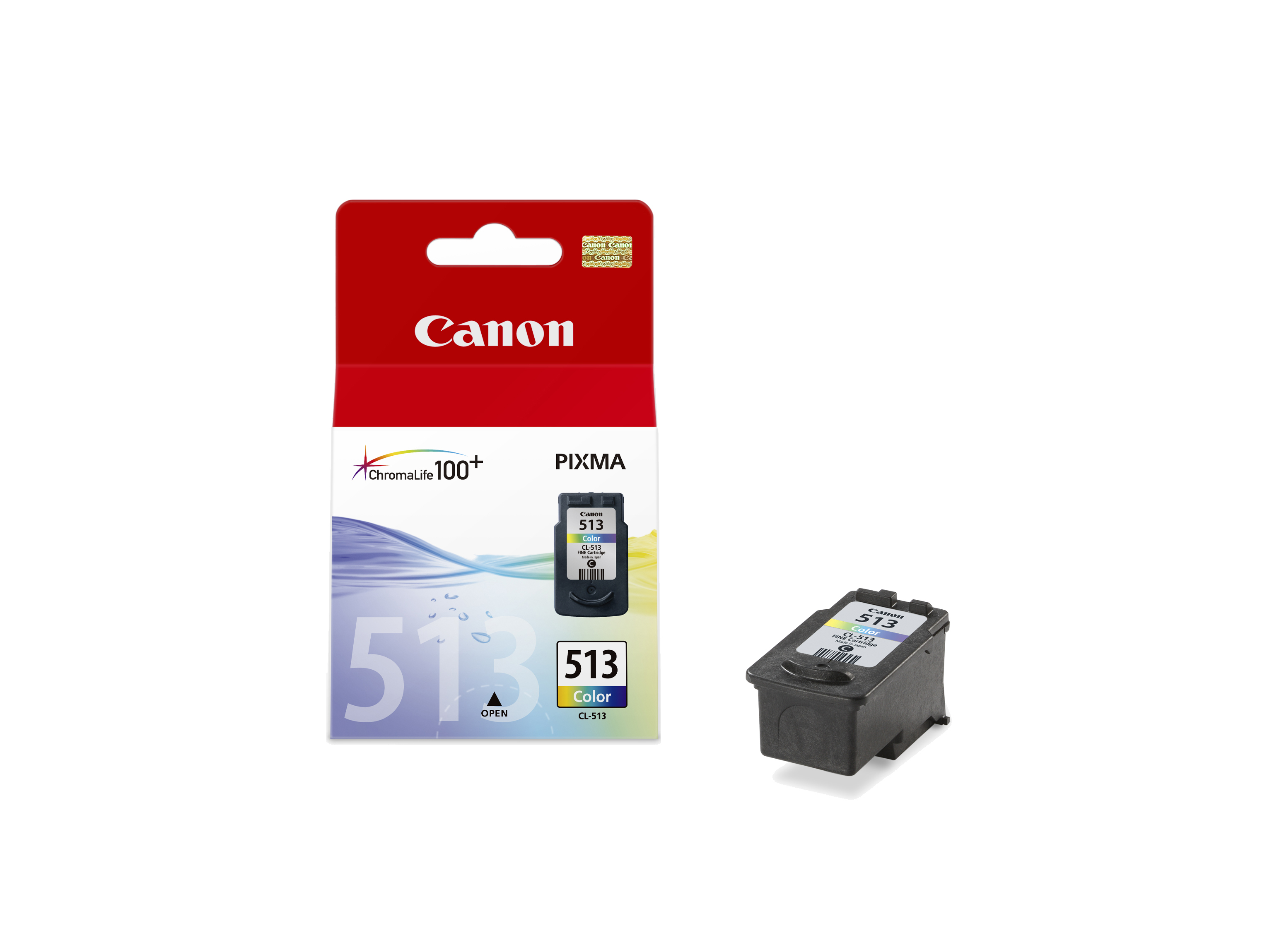 Image of Canon CL-513 cartuccia Inkjet 1 pz Originale Ciano, Magenta, Giallo