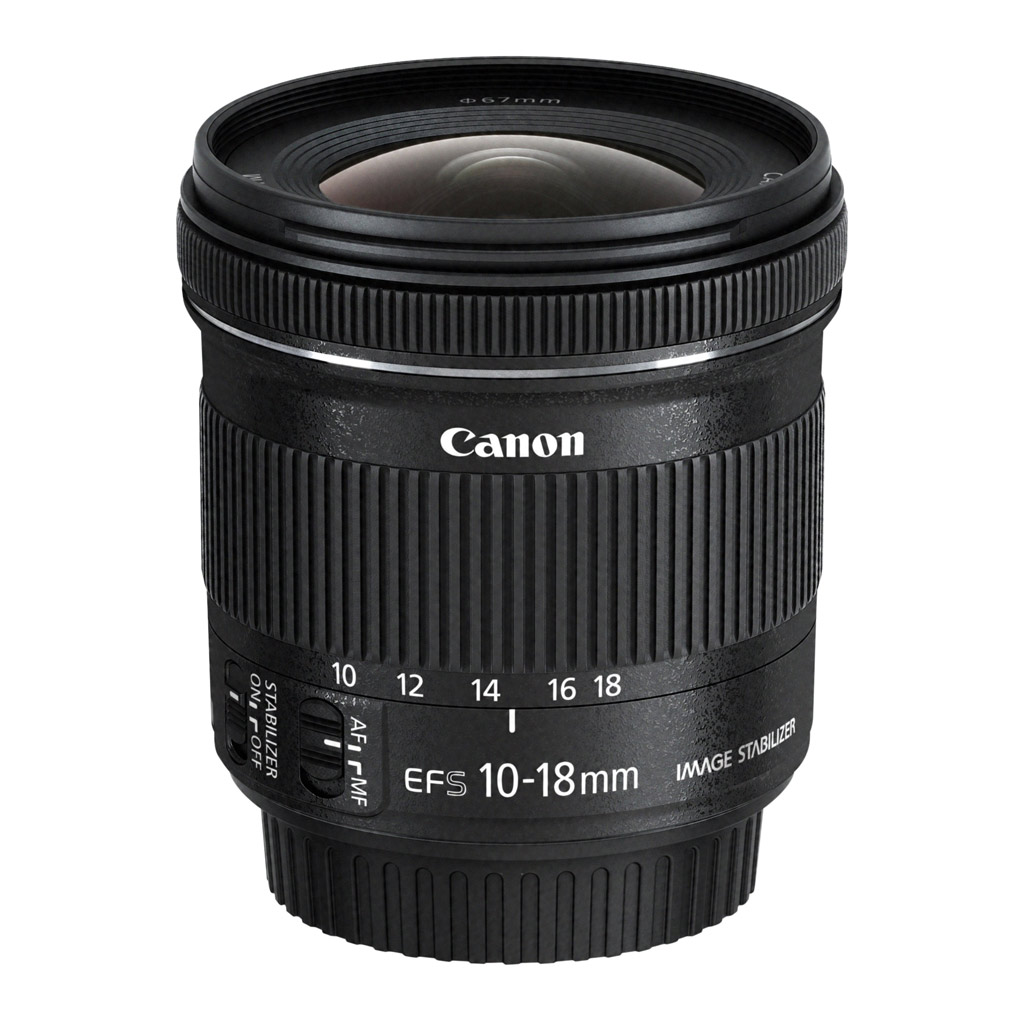Image of Canon EF-S 10-18mm f/4.5-5.6 IS STM + EW-73C + Lens Cloth SLR Obiettivo ultra-ampio Nero