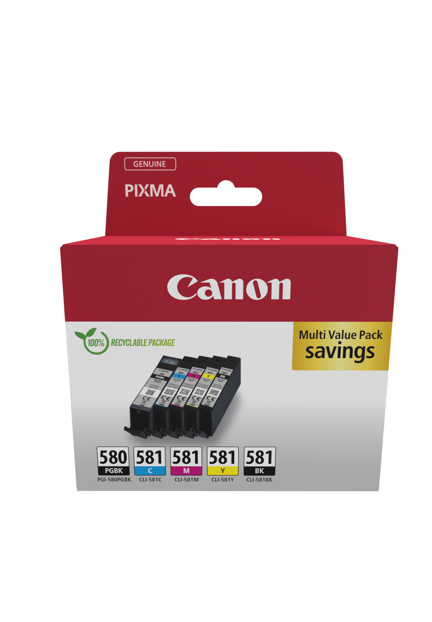 Image of Canon 2078C007 cartuccia Inkjet 5 pz Originale Nero, Blu, Ciano, Magenta, Giallo