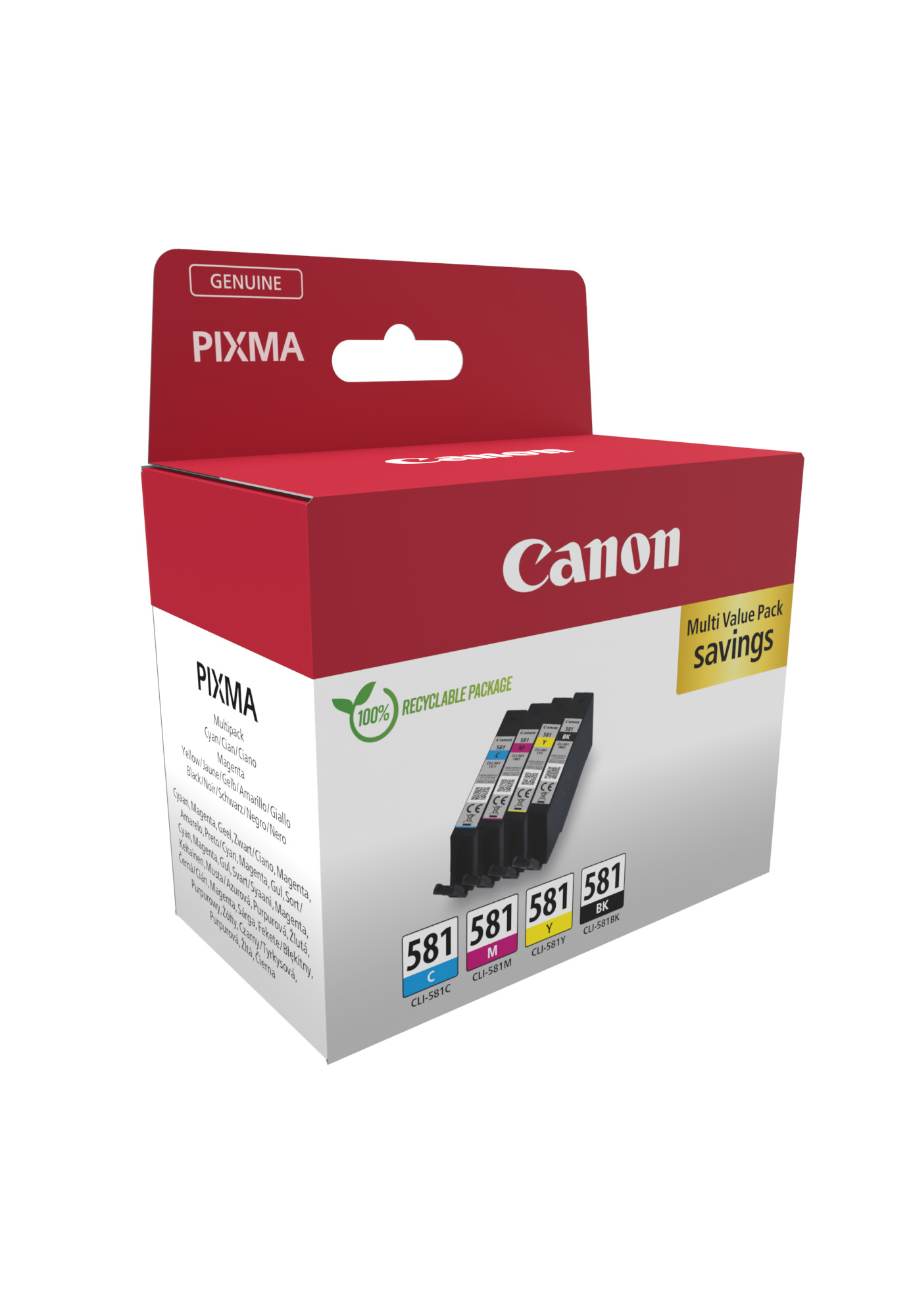 Image of Canon 2103C007 cartuccia Inkjet 4 pz Originale Nero, Ciano, Magenta, Giallo