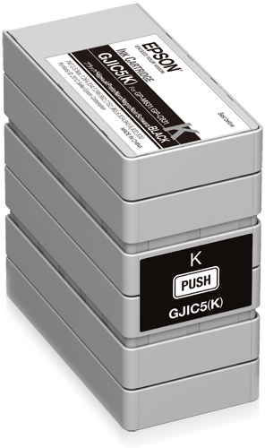 Image of Epson GJIC5(K): Ink cartridge for ColorWorks C831 and GP-M831 (Black)