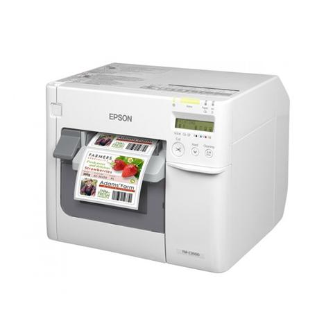 Epson TM-C3500 stampante per etichette (CD) Ad inchiostro A colori 720 x 360 DPI 103 mm/s Cablato Collegamento ethernet LAN
