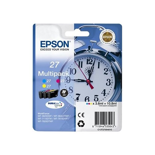 Image of Epson Alarm clock Multipack Sveglia 3 colori Inchiostri DURABrite Ultra 27