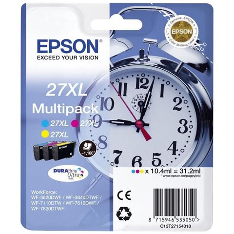 Image of Epson Alarm clock Multipack Sveglia 3 colori Inchiostri DURABrite Ultra 27XL