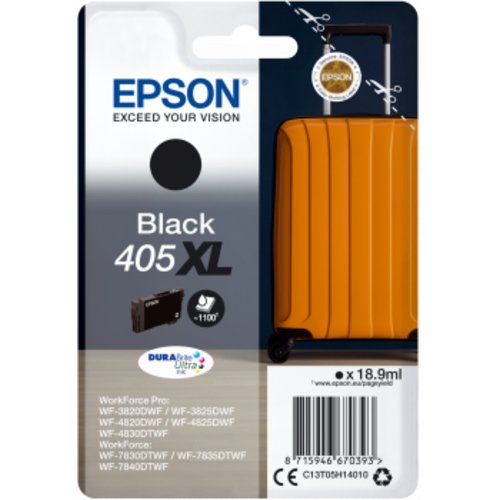 Image of Epson Singlepack Black 405XL DURABrite Ultra Ink