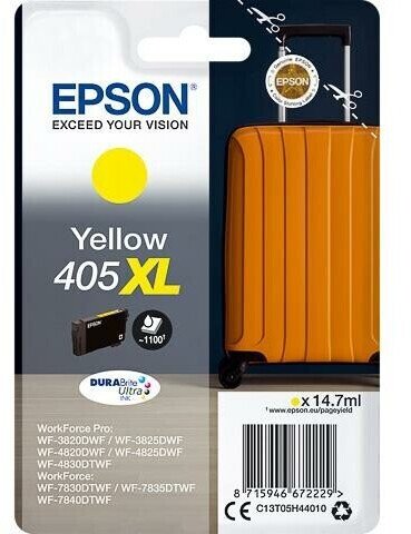 Image of Epson Singlepack Yellow 405XL DURABrite Ultra Ink