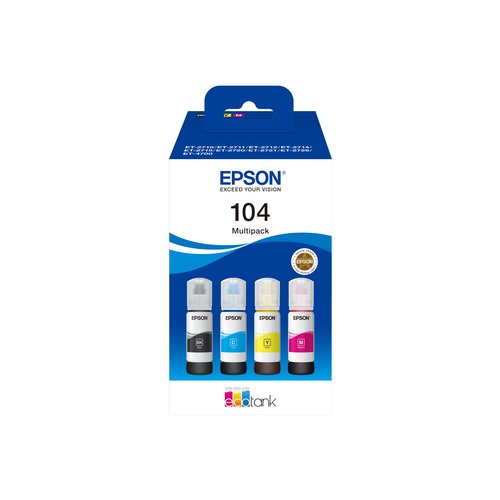 Image of Epson 104 EcoTank 4-colour Multipack