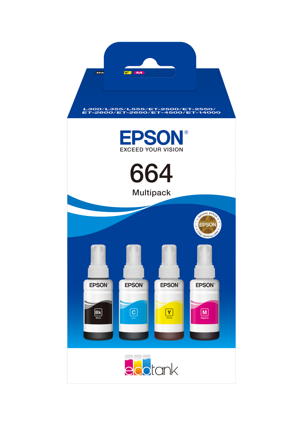 Image of Epson 664 EcoTank 4-colour Multipack