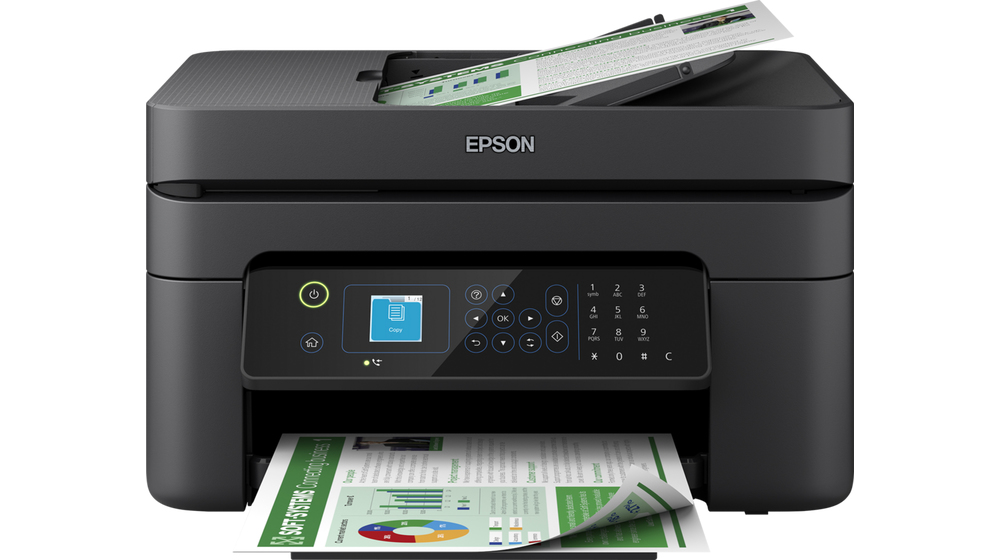 Image of Epson WorkForce WF-2930DWF stampante multifunzione A4 getto Inkjet (stampa, scansione, copia), display LCD 3.7cm, ADF, WiFi Direct, 3 mesi di inchiostro incluso con ReadyPrint