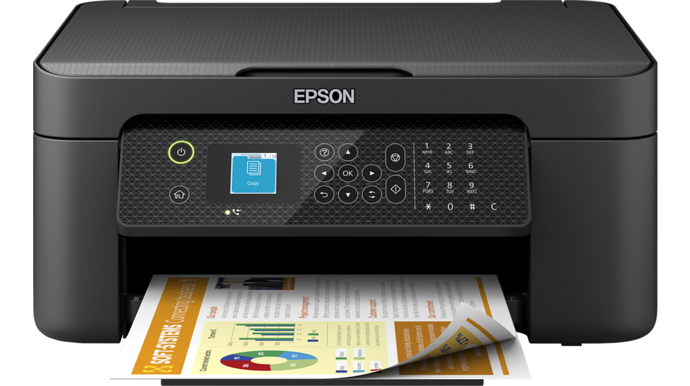 Image of Epson WorkForce WF-2910DWF stampante multifunzione A4 getto Inkjet (stampa, scansione, copia) Display LCD 3.7cm, WiFi Direct, AirPrint, 3 mesi inchiostro incluso con ReadyPrint