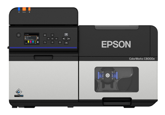 Epson ColorWorks C8000e (MK) stampante per etichette (CD) Ad inchiostro A colori 600 x 1200 DPI 300 mm/s Con cavo e senza cavo Collegamento ethernet LAN