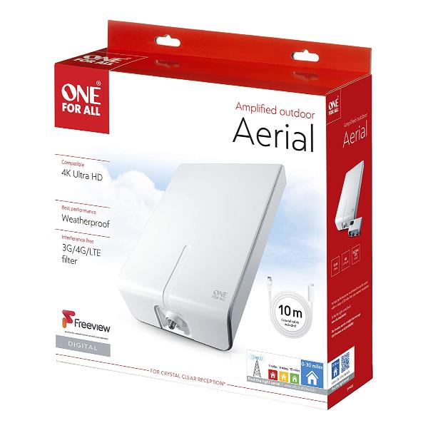 Antenna Esterna One For All SV9455 DVB-T2 - 4K Ultra HD, Filtro 5G, Facile Installazione - Foto 10